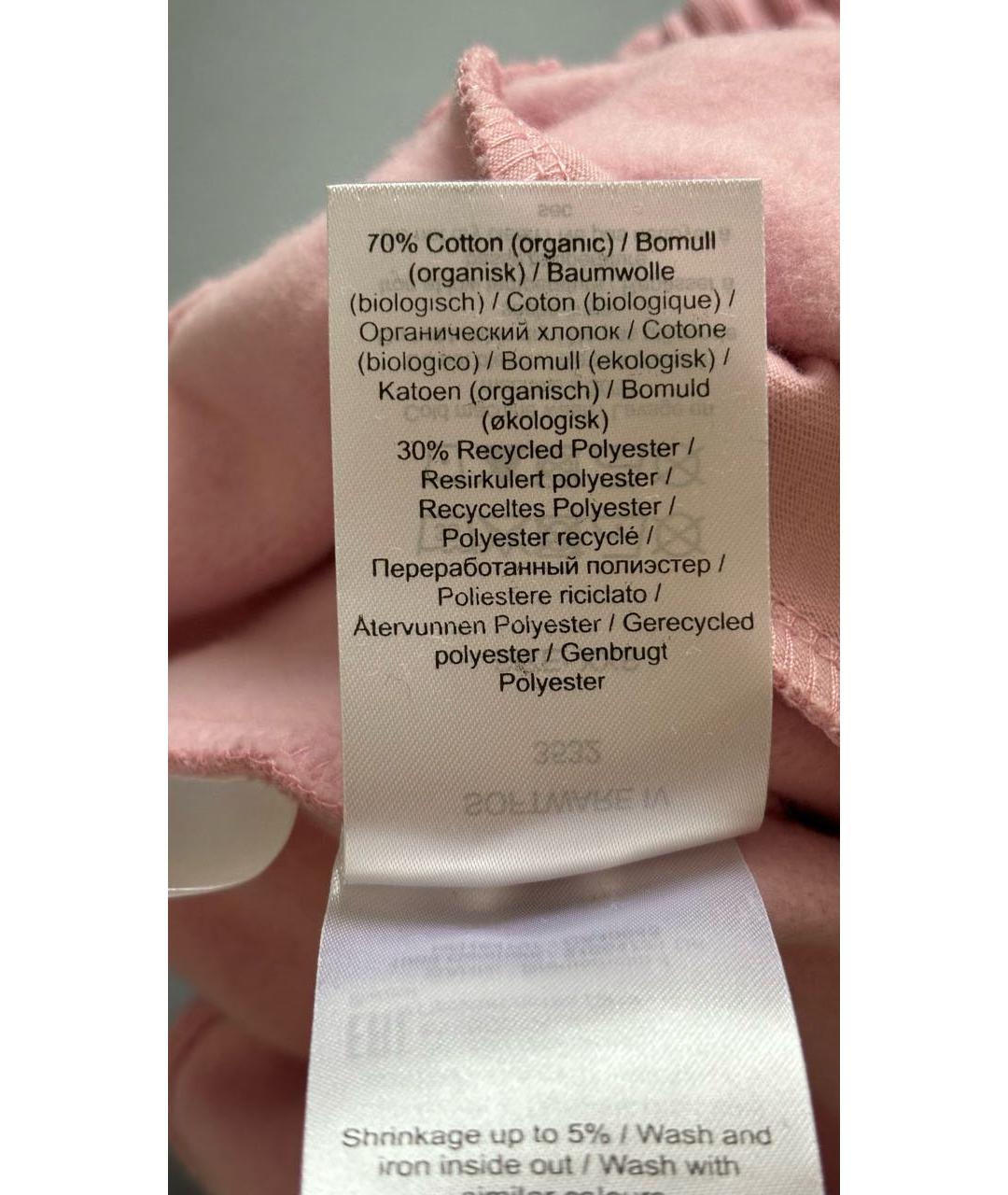 GANNI Розовые хлопковые шорты, фото 8