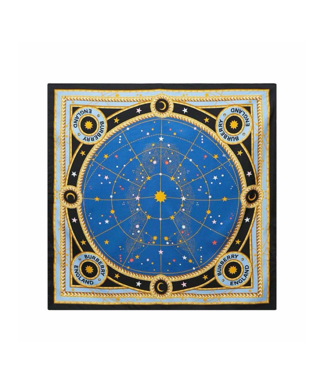 BURBERRY Мульти шелковый платок, фото 1