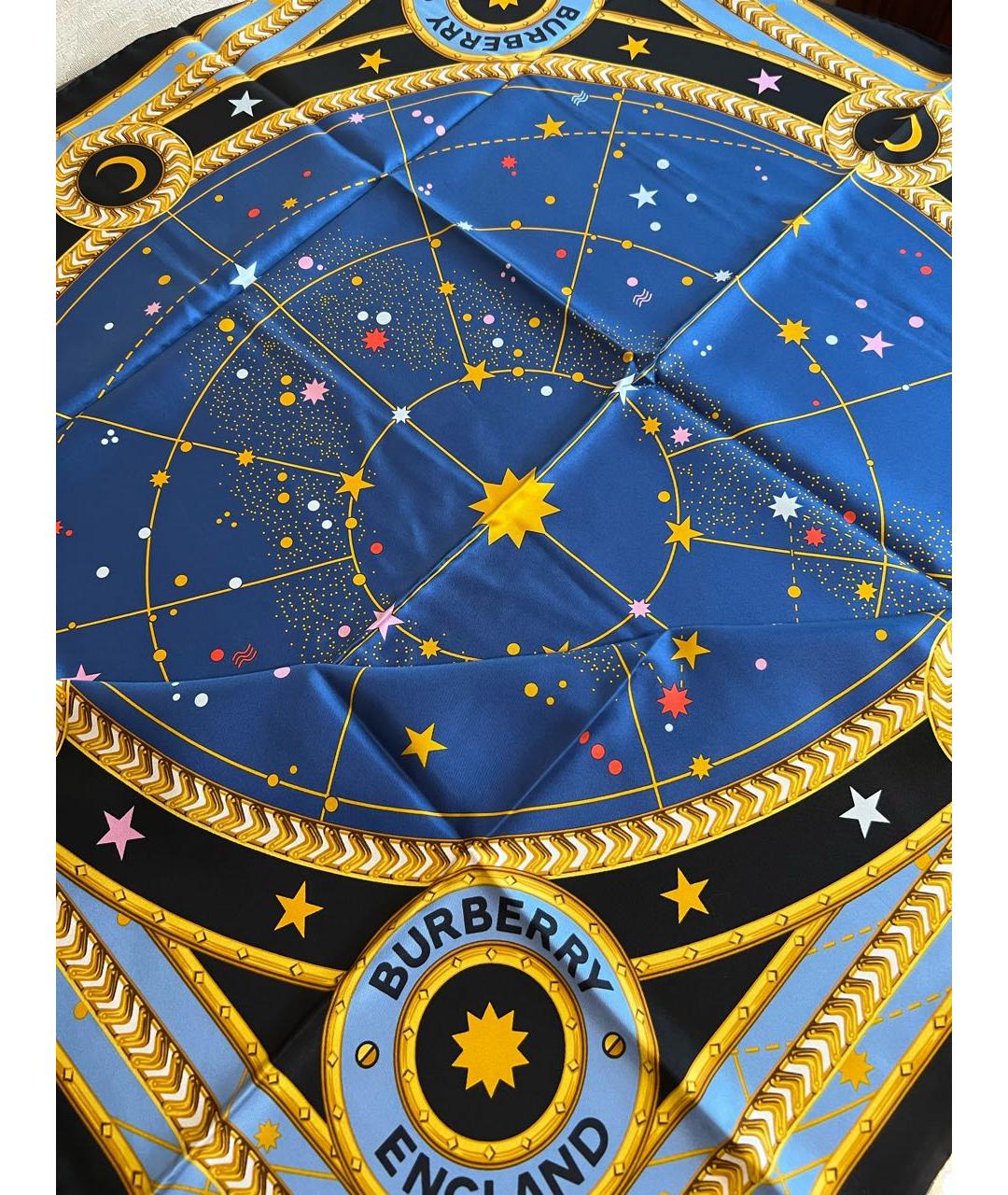 BURBERRY Мульти шелковый платок, фото 4