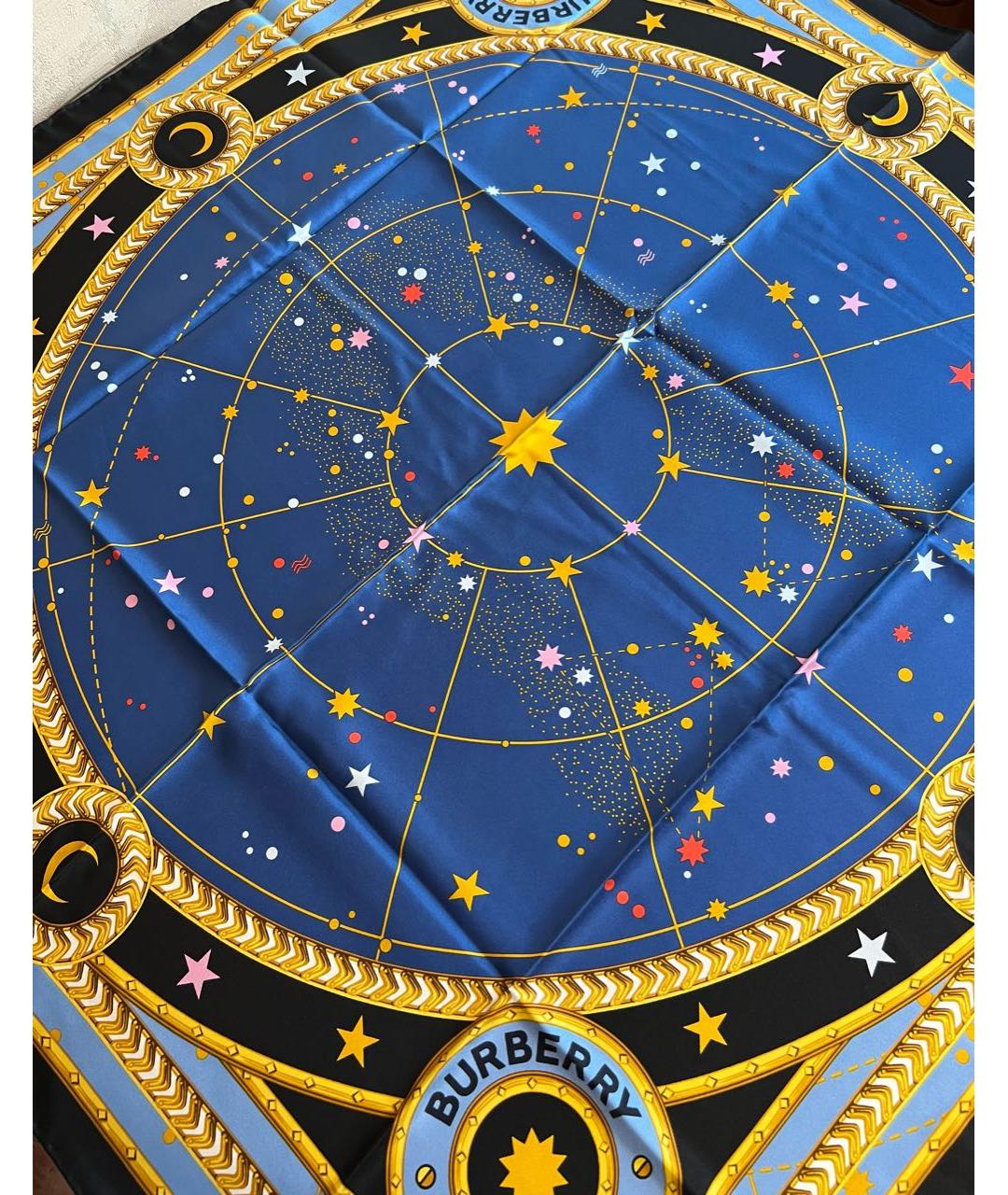 BURBERRY Мульти шелковый платок, фото 3