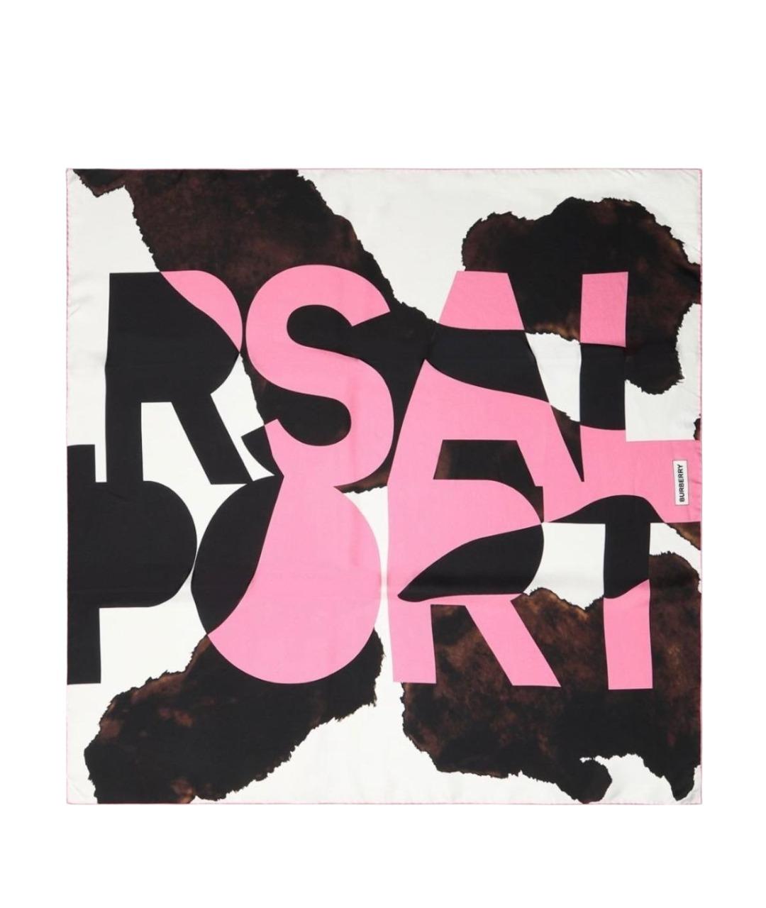 BURBERRY Мульти шелковый платок, фото 1