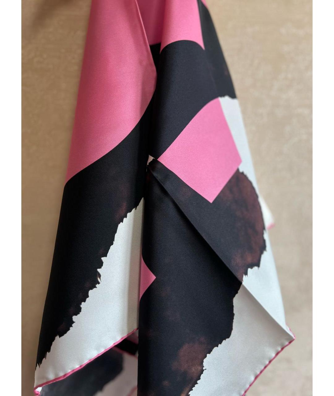 BURBERRY Мульти шелковый платок, фото 5