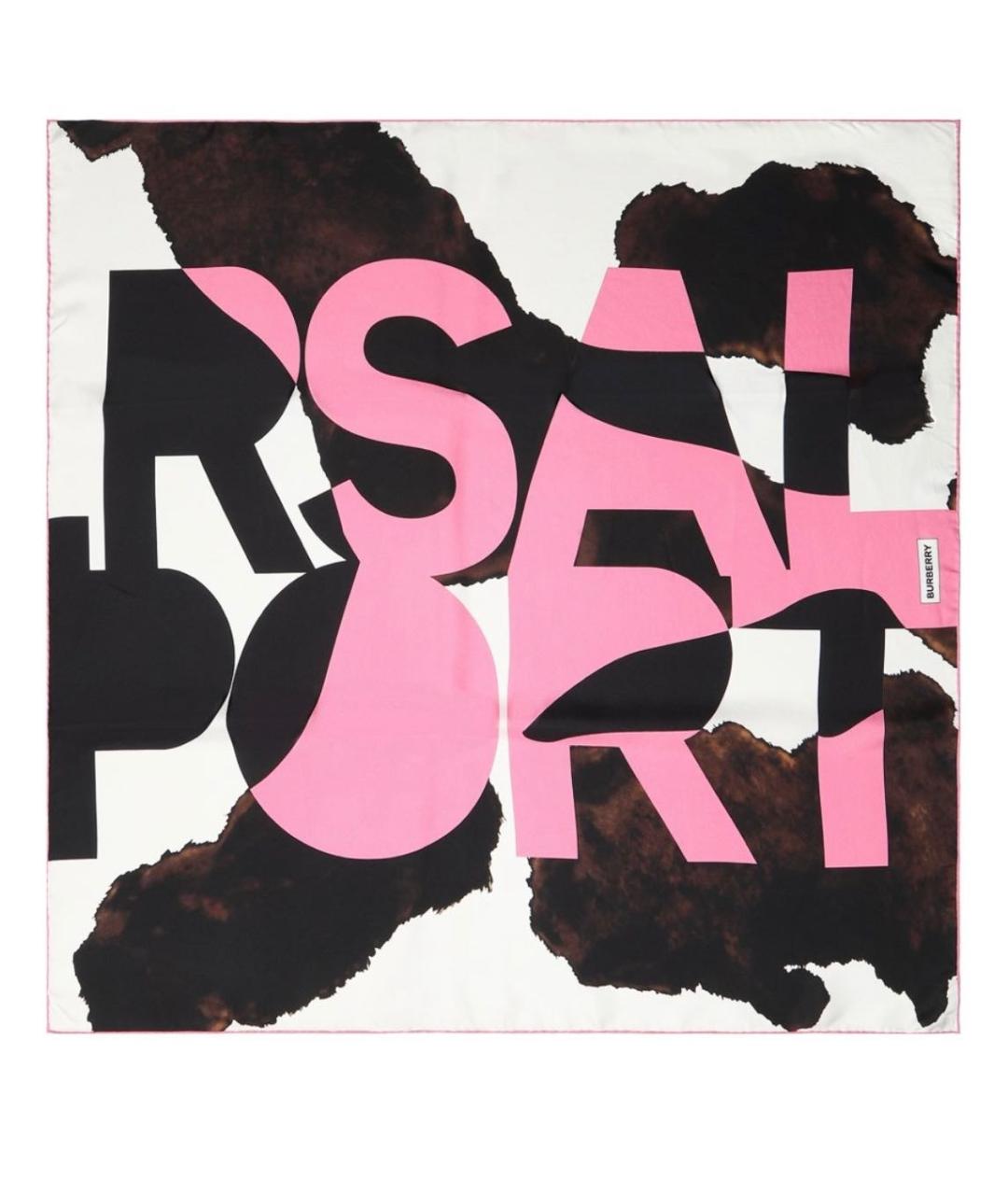 BURBERRY Мульти шелковый платок, фото 1