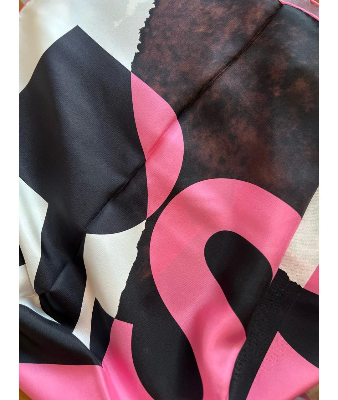 BURBERRY Мульти шелковый платок, фото 3