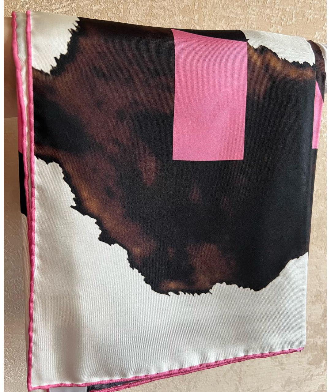 BURBERRY Мульти шелковый платок, фото 4