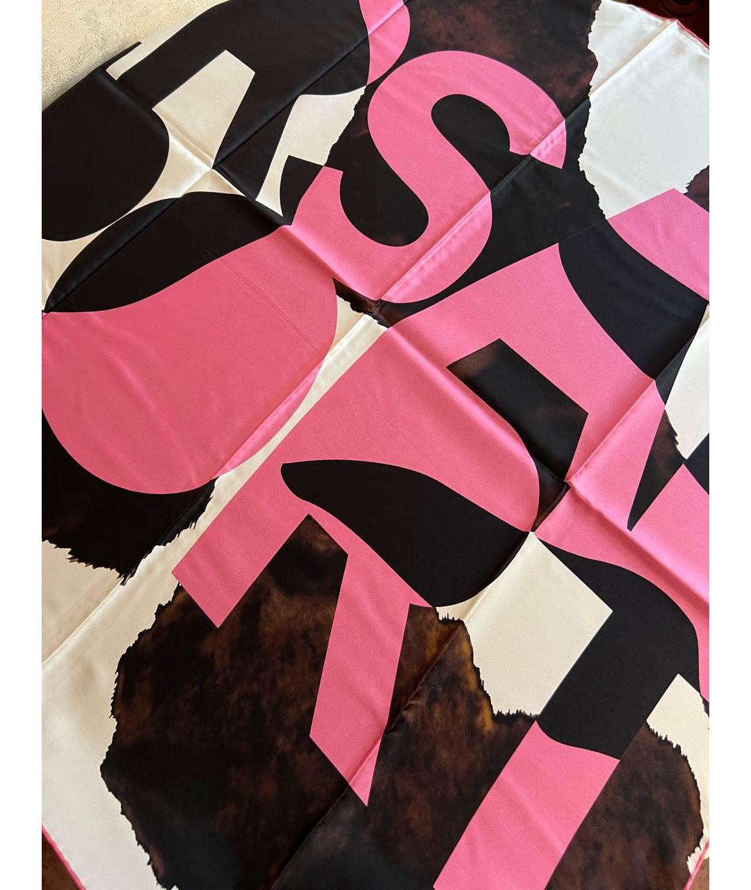 BURBERRY Мульти шелковый платок, фото 2