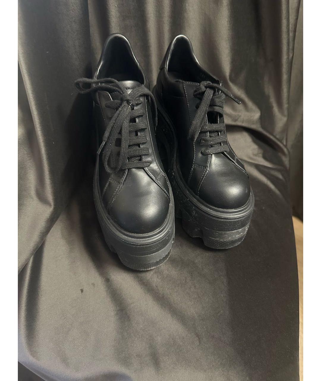 CASADEI Черные кожаные брогги и оксфорды, фото 2