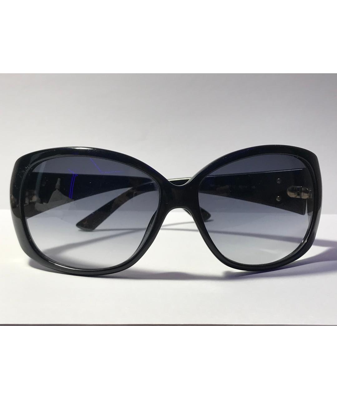 JIMMY CHOO Черные пластиковые солнцезащитные очки, фото 8