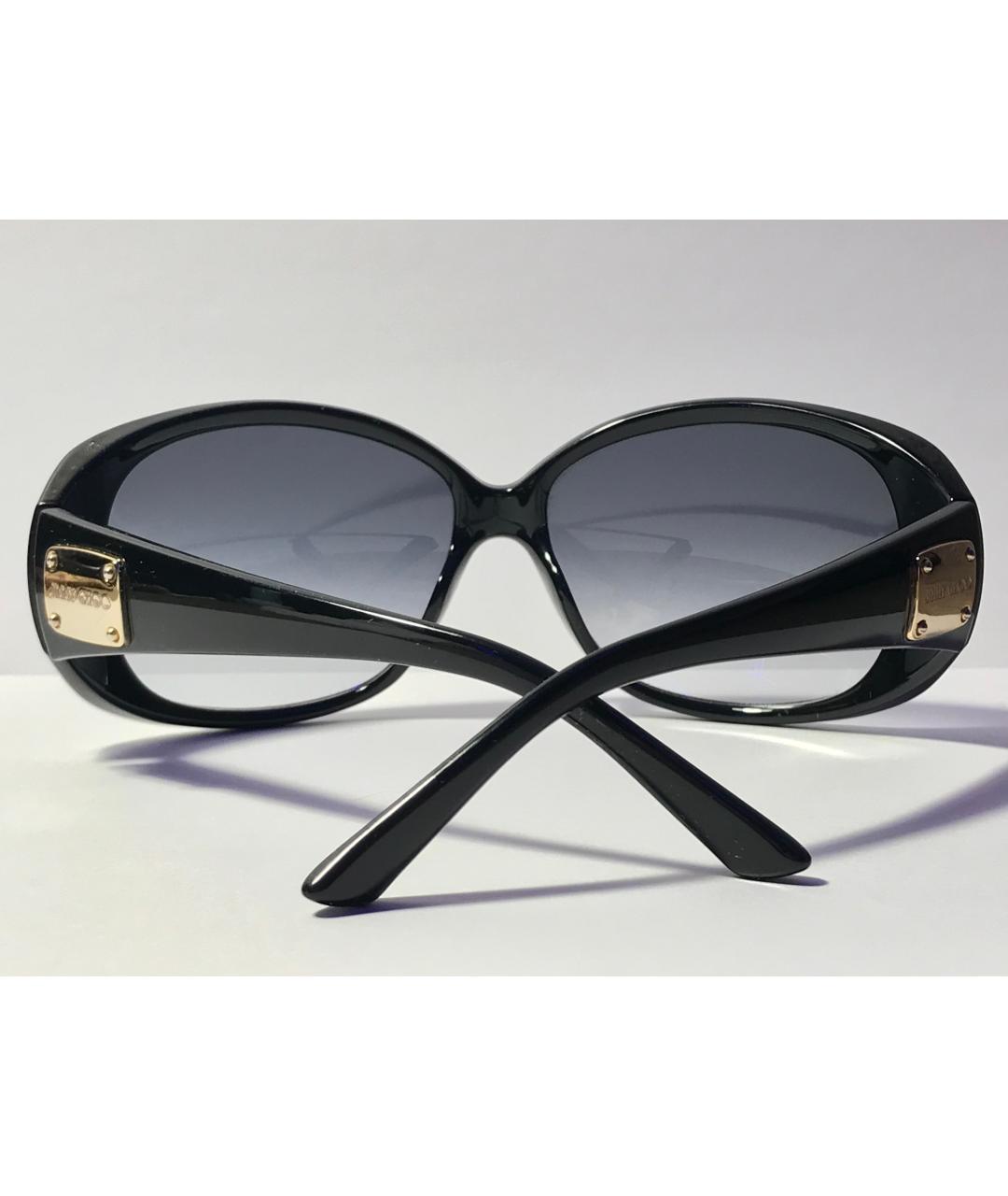 JIMMY CHOO Черные пластиковые солнцезащитные очки, фото 4