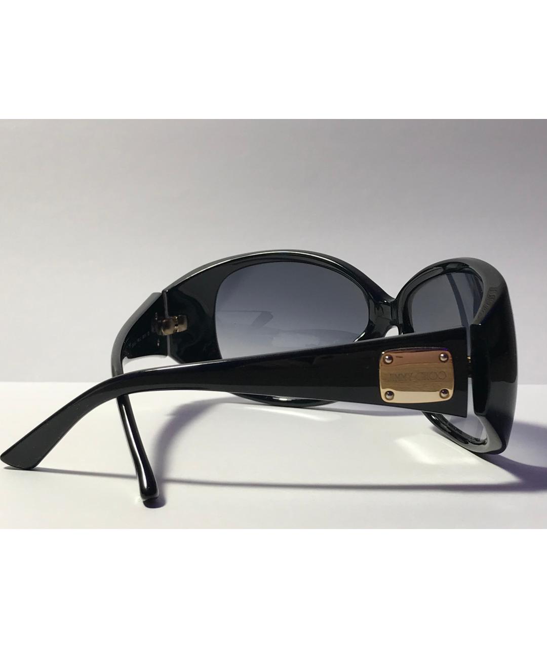 JIMMY CHOO Черные пластиковые солнцезащитные очки, фото 2