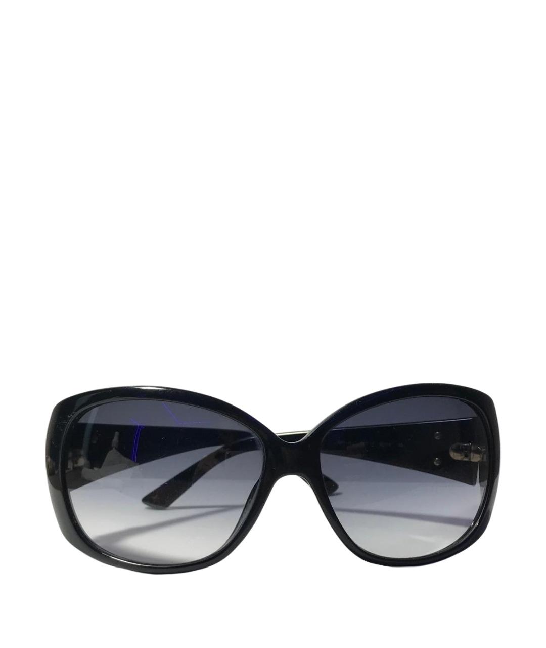 JIMMY CHOO Черные пластиковые солнцезащитные очки, фото 1