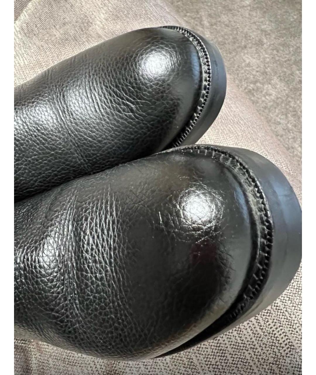 BALLY Черные кожаные ботинки, фото 2