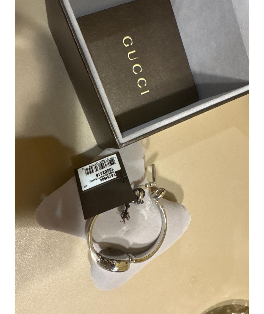 GUCCI Серебряные серебряные часы, фото 3