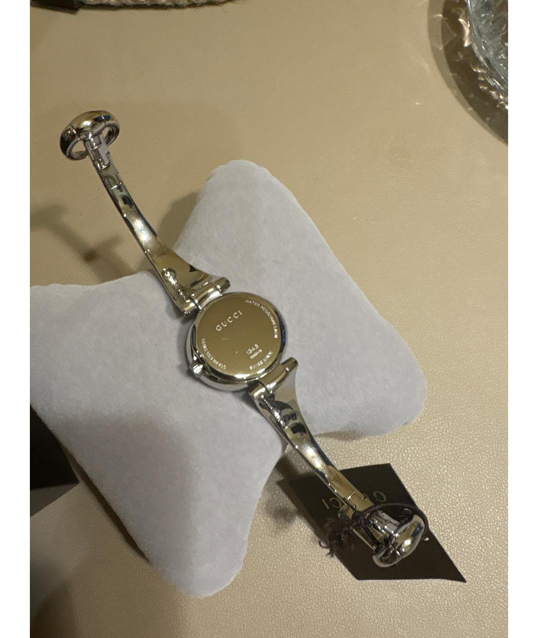 GUCCI Серебряные серебряные часы, фото 4