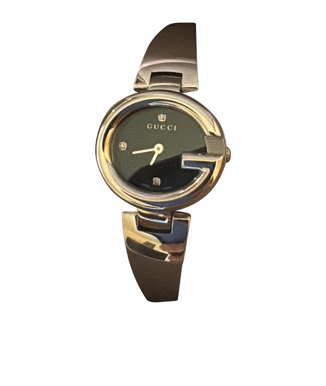 GUCCI Серебряные серебряные часы, фото 1