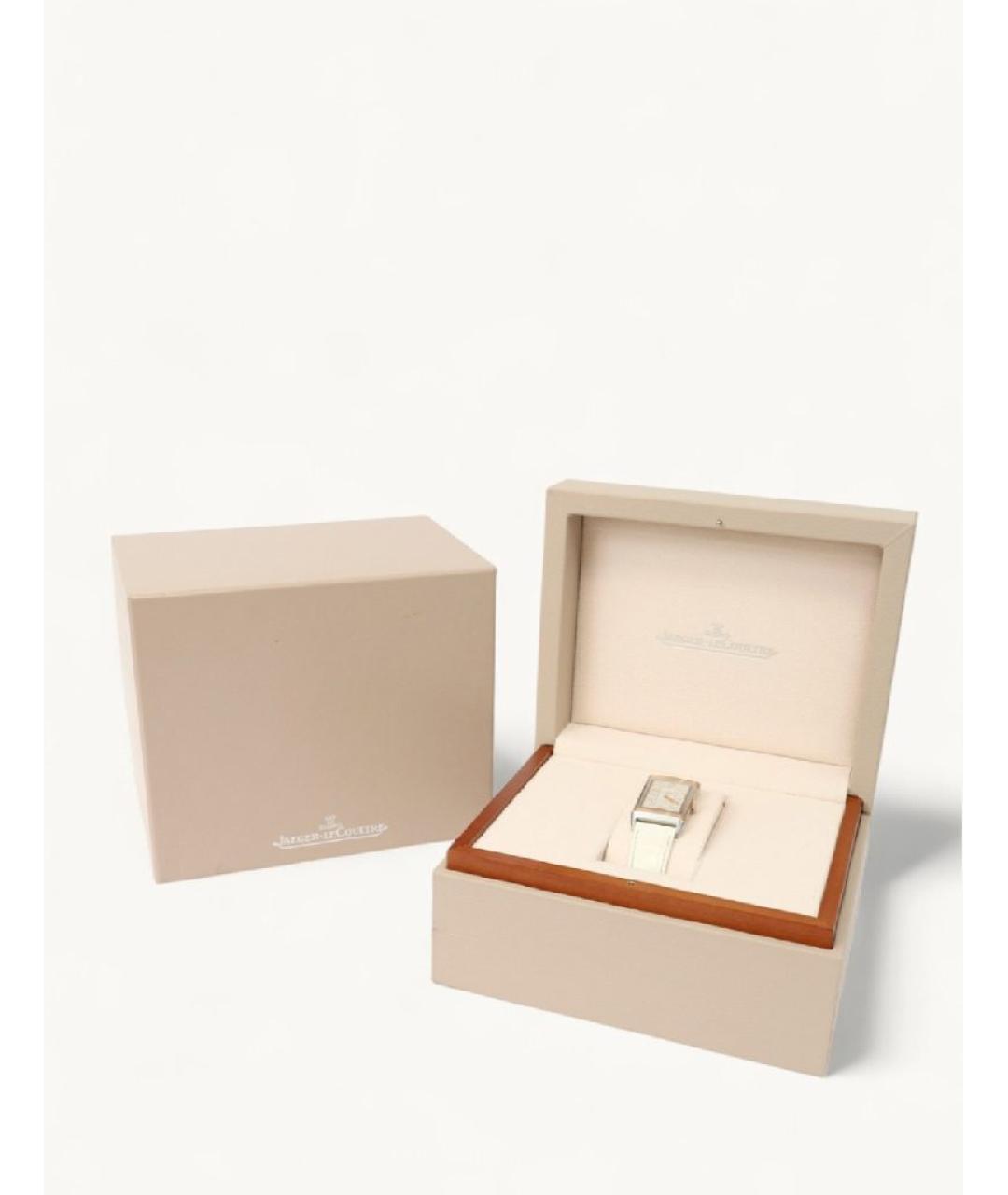 Jaeger LeCoultre Белые часы из желтого золота, фото 6