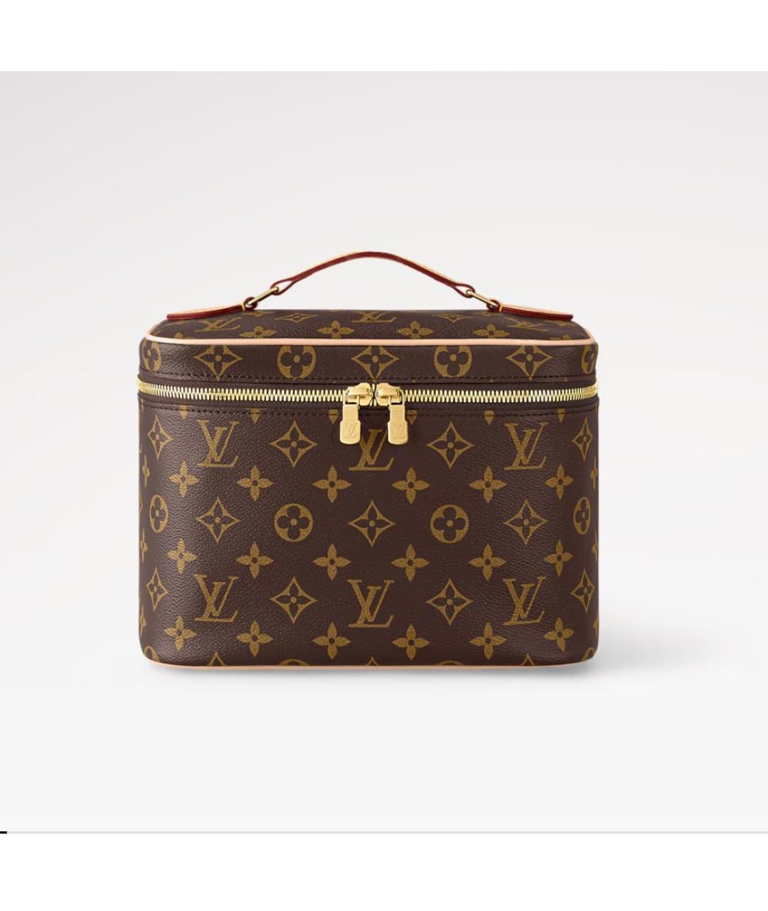 LOUIS VUITTON Коричневая косметичка, фото 2