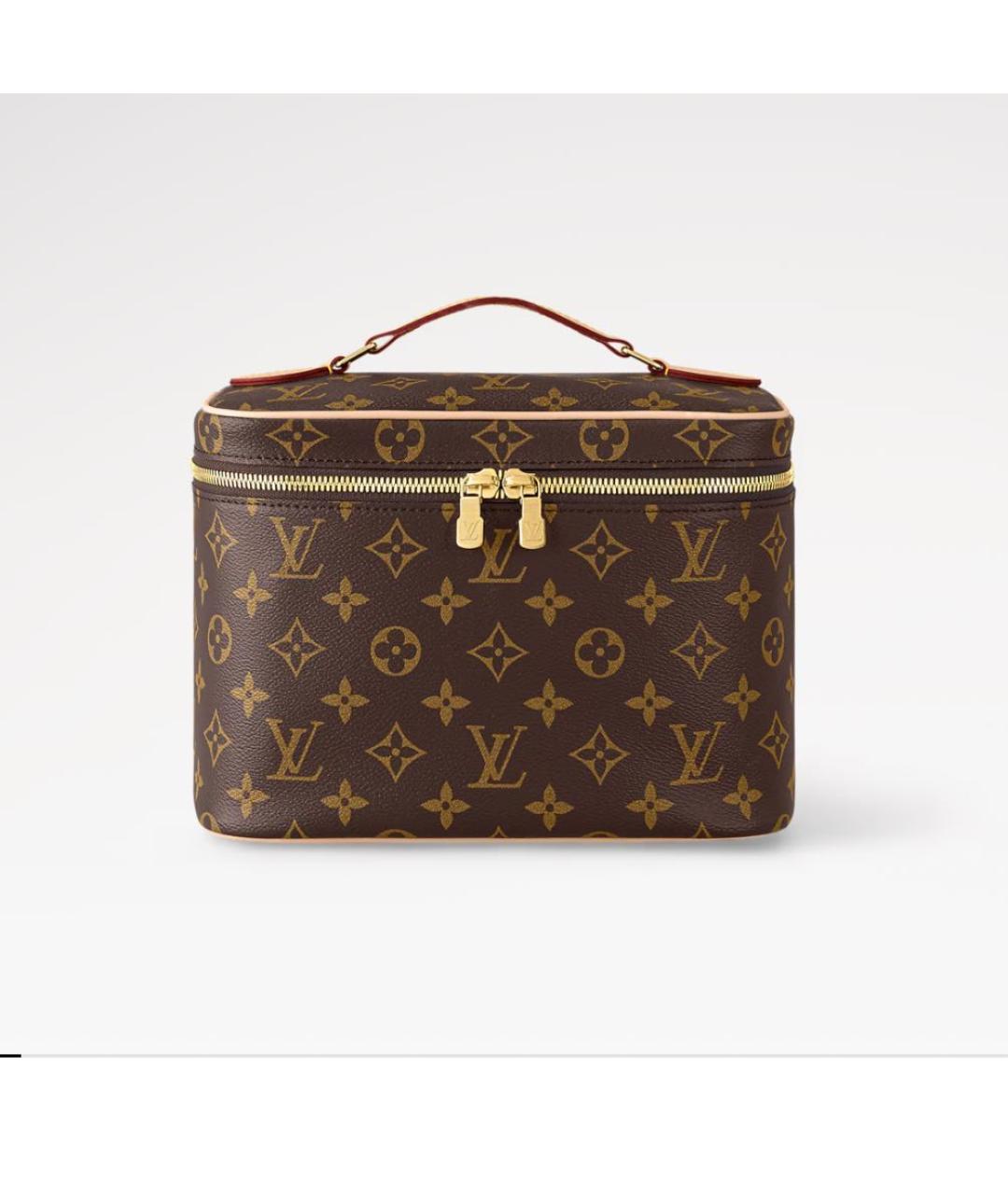LOUIS VUITTON Коричневая косметичка, фото 1