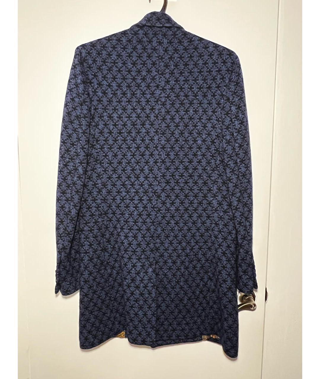 ETRO Синее шерстяное пальто, фото 2