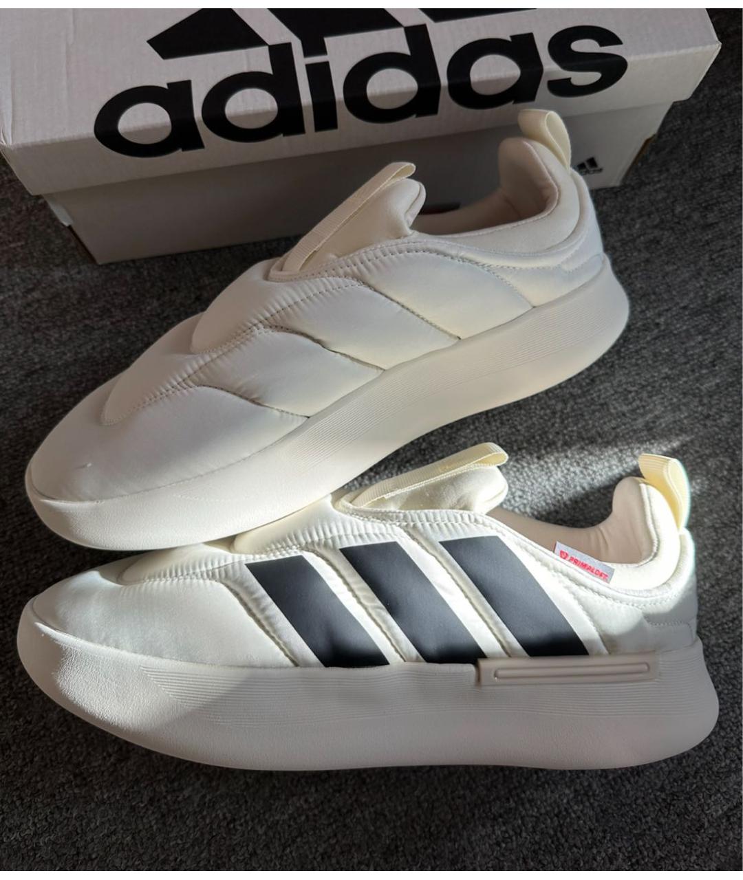 ADIDAS Белые синтетические низкие ботинки, фото 6