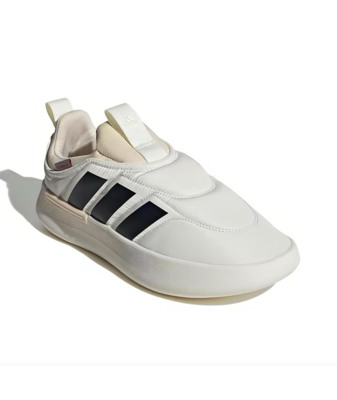 ADIDAS Белые синтетические низкие ботинки, фото 2