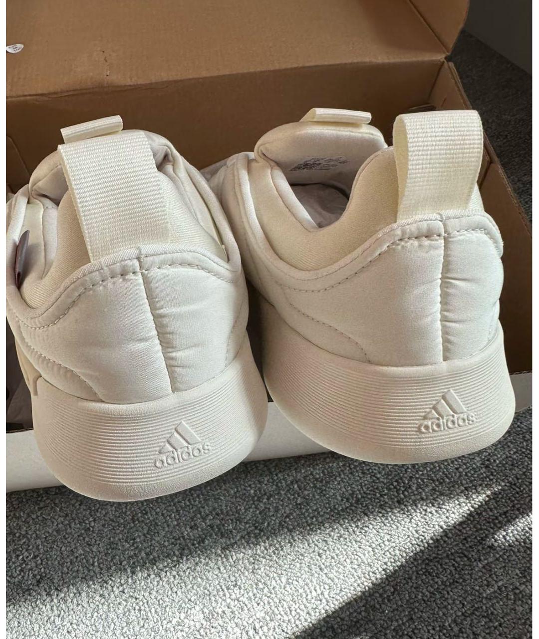 ADIDAS Белые синтетические низкие ботинки, фото 5