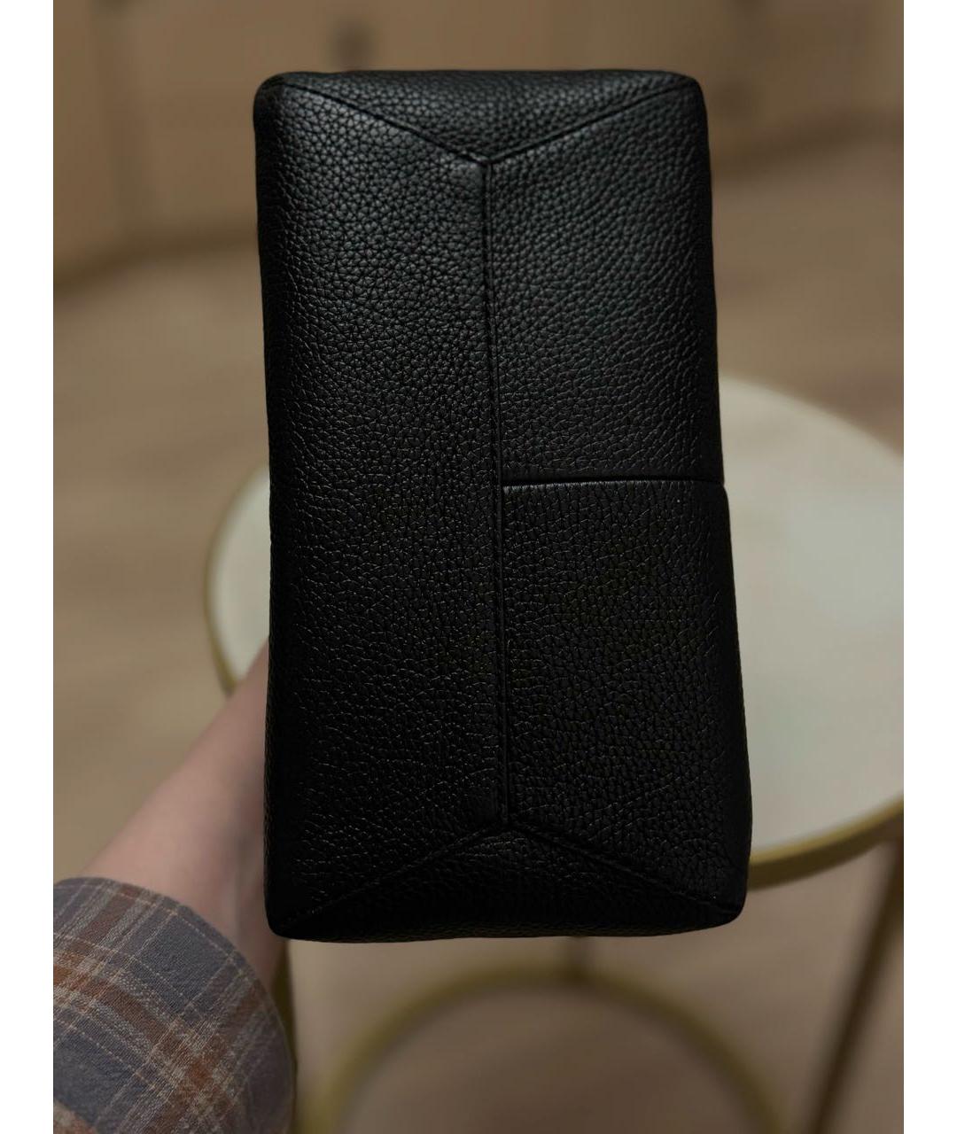 MARC JACOBS Черная кожаная сумка с короткими ручками, фото 5