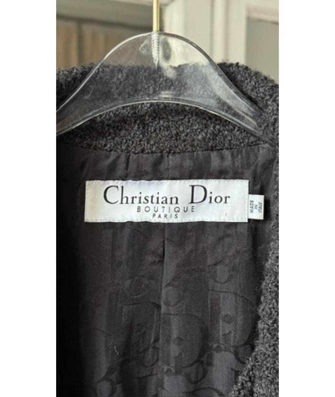 CHRISTIAN DIOR Серый вискозный жакет/пиджак, фото 3