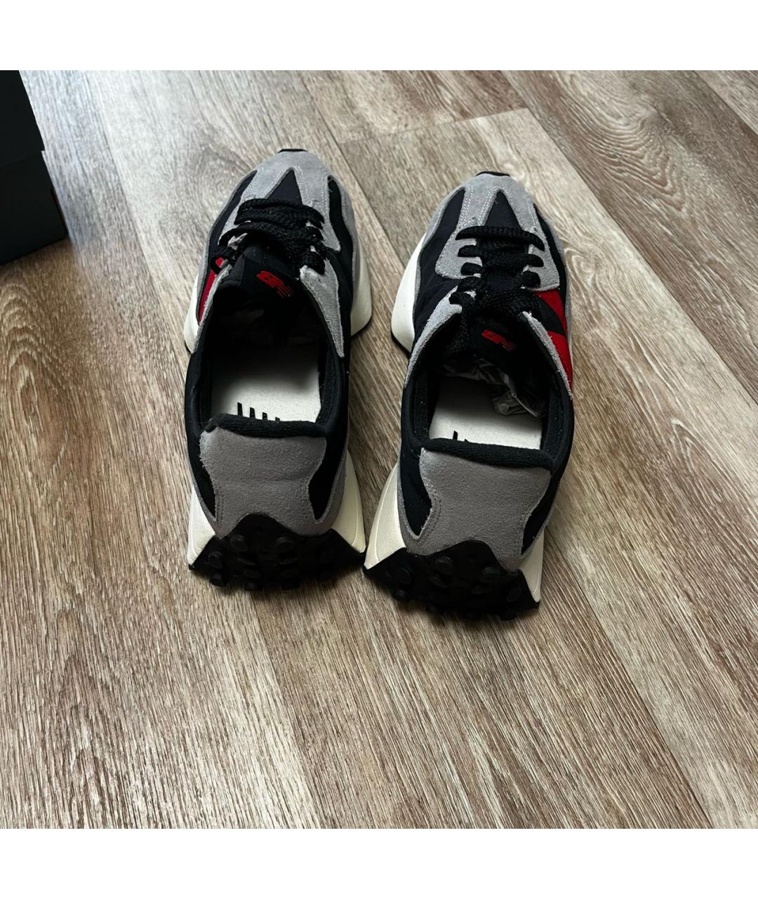 NEW BALANCE Серые замшевые низкие кроссовки / кеды, фото 6