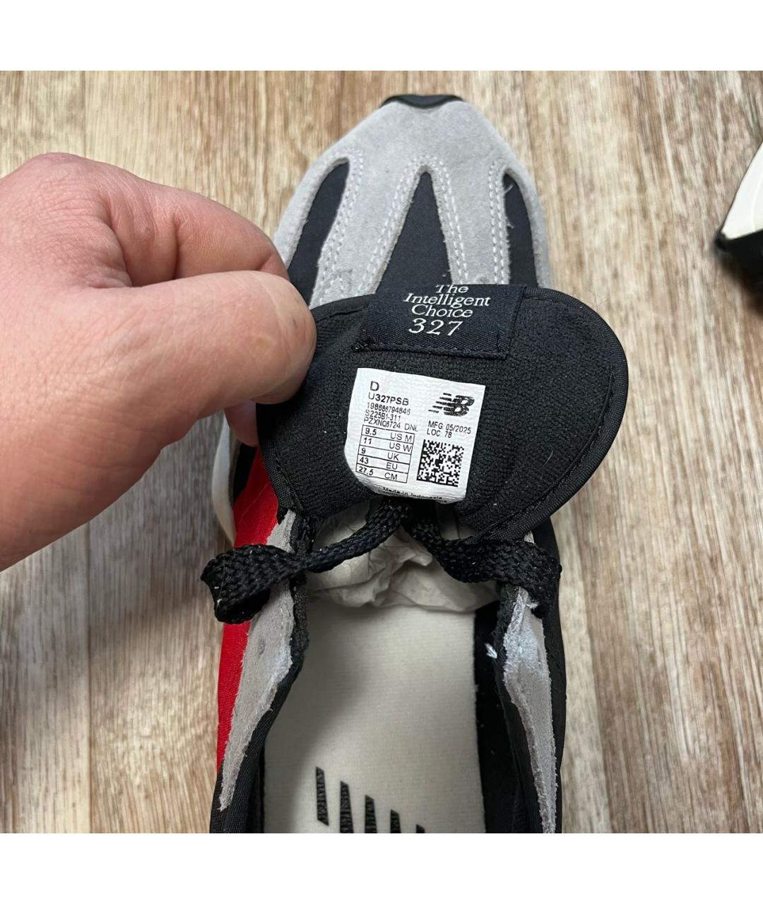 NEW BALANCE Серые замшевые низкие кроссовки / кеды, фото 8