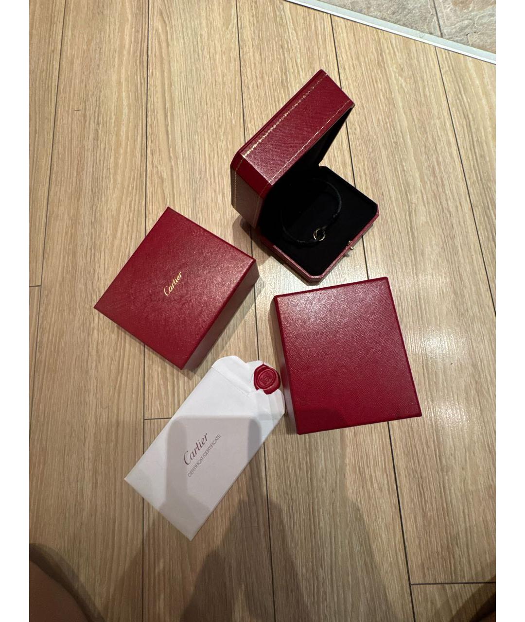 CARTIER Черный браслет из желтого золота, фото 5