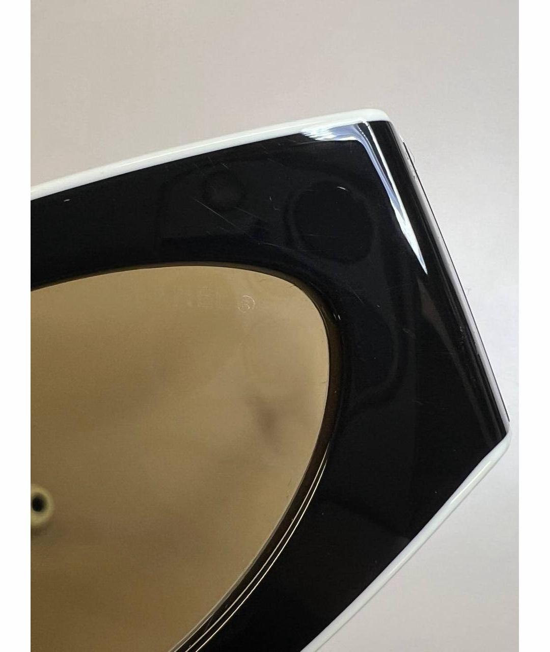 CHANEL Черные пластиковые солнцезащитные очки, фото 4