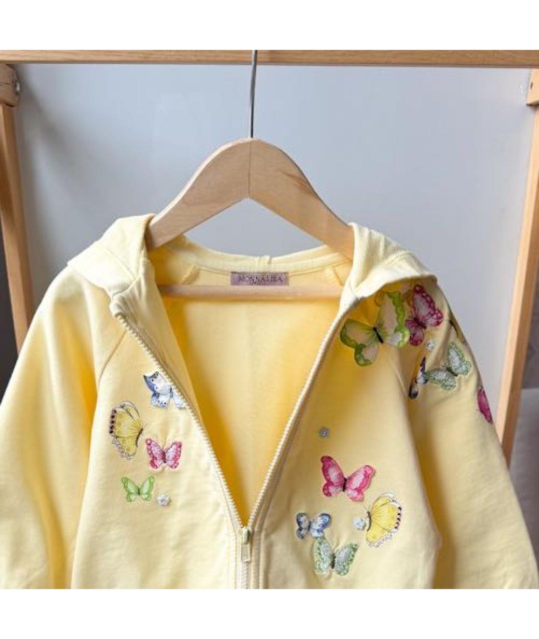 MONNALISA Желтый хлопковый комплект, фото 3