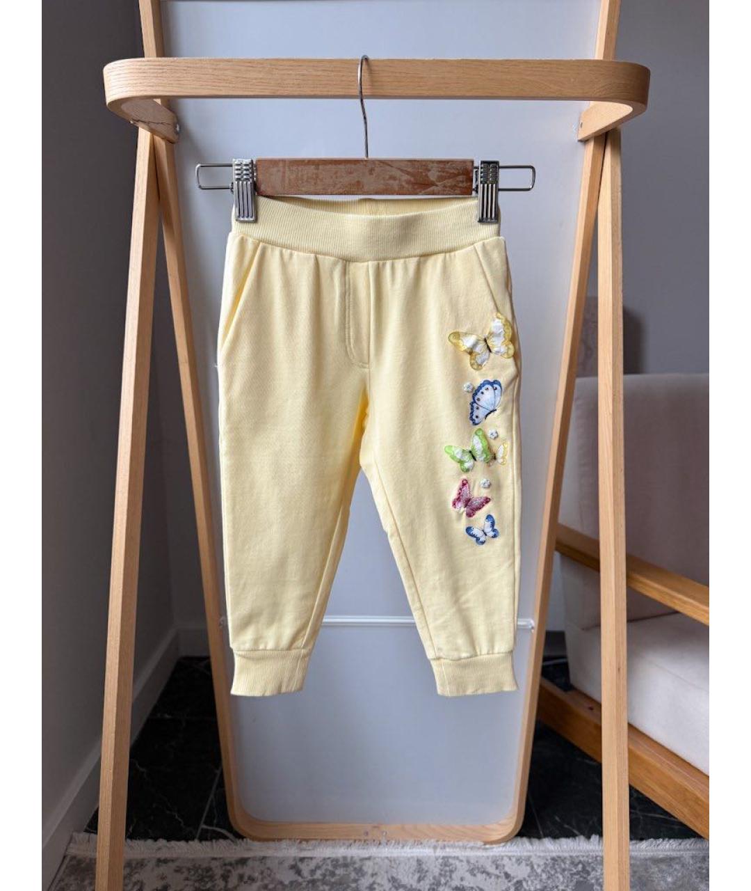 MONNALISA Желтый хлопковый комплект, фото 6