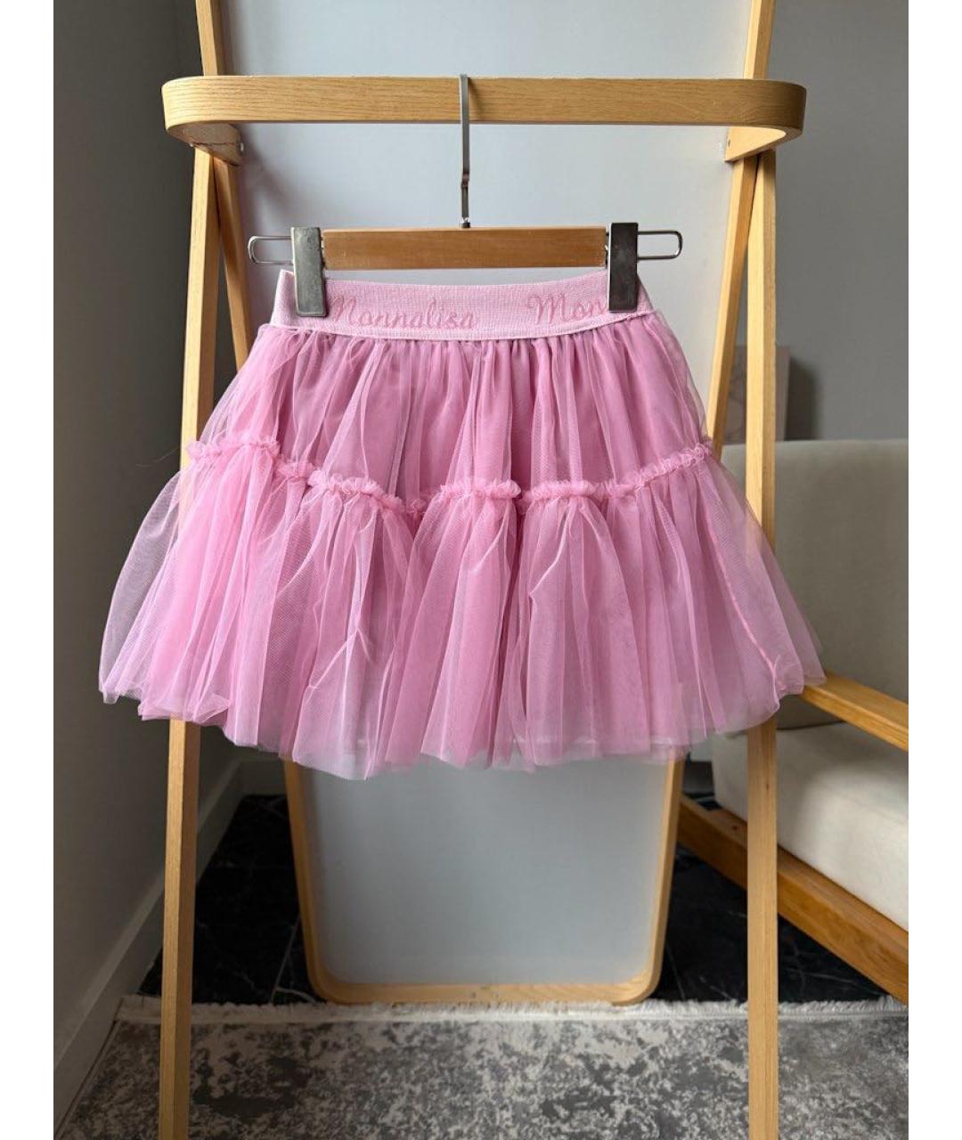 MONNALISA Розовая юбка, фото 5