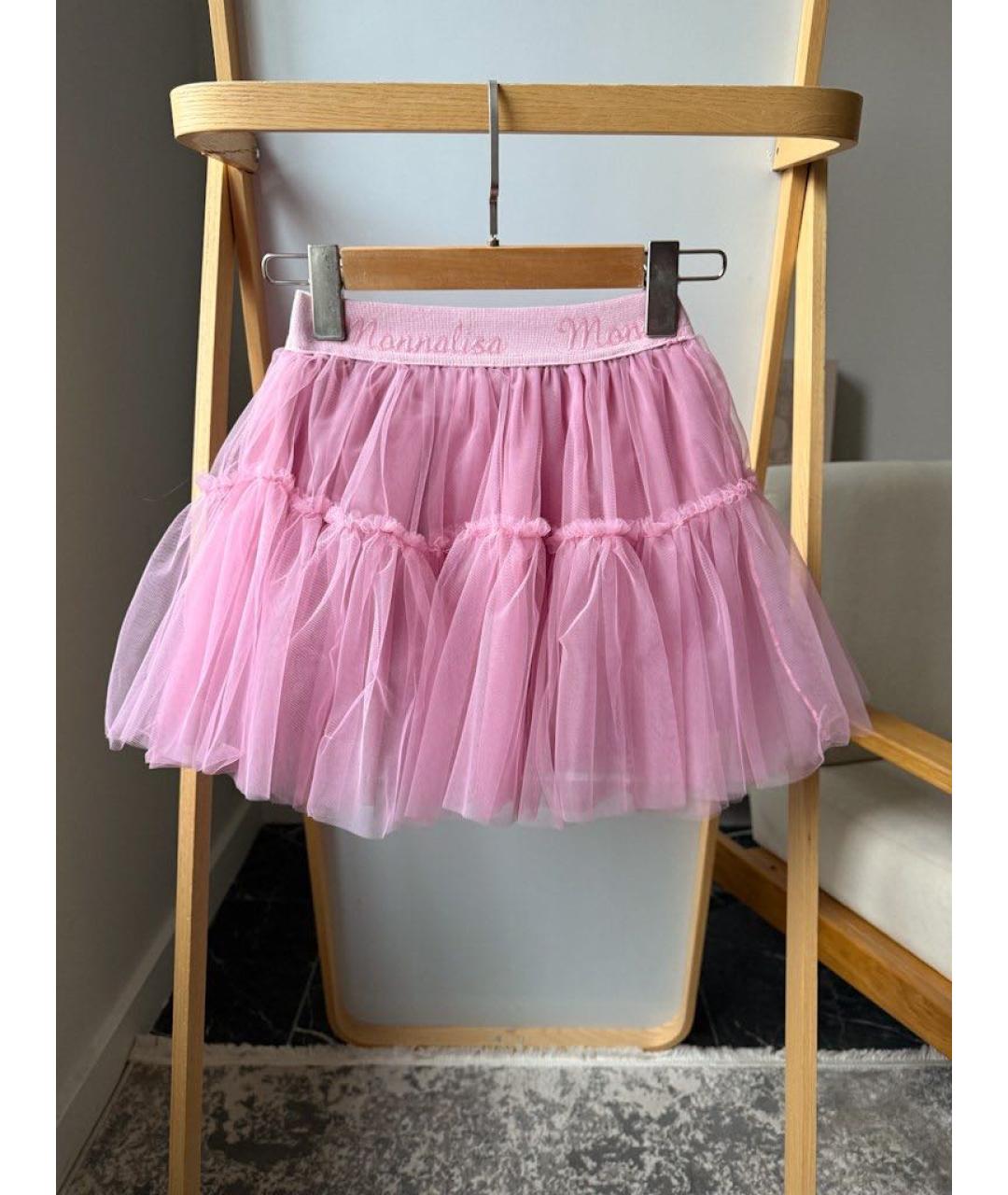 MONNALISA Розовая юбка, фото 2