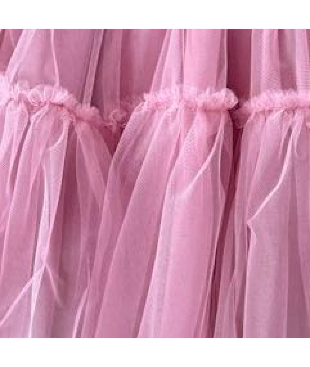 MONNALISA Розовая юбка, фото 4