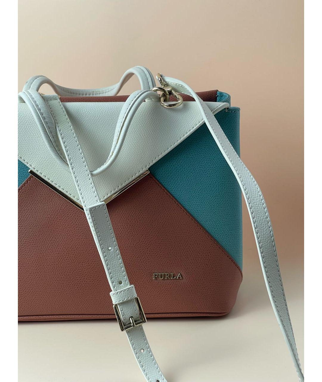 FURLA Мульти кожаная сумка с короткими ручками, фото 8