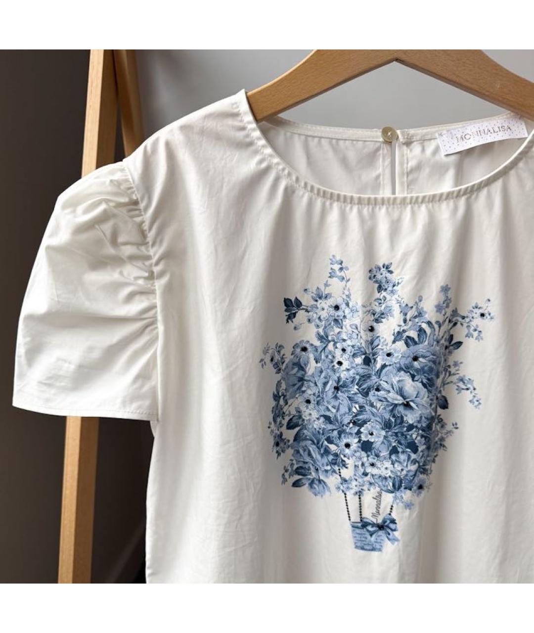 MONNALISA Хлопковая рубашка/блузка, фото 4