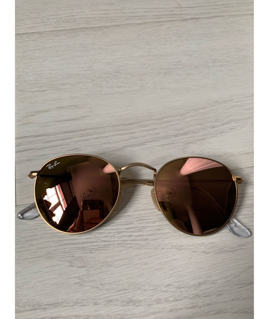 RAY BAN Мульти металлические солнцезащитные очки, фото 8