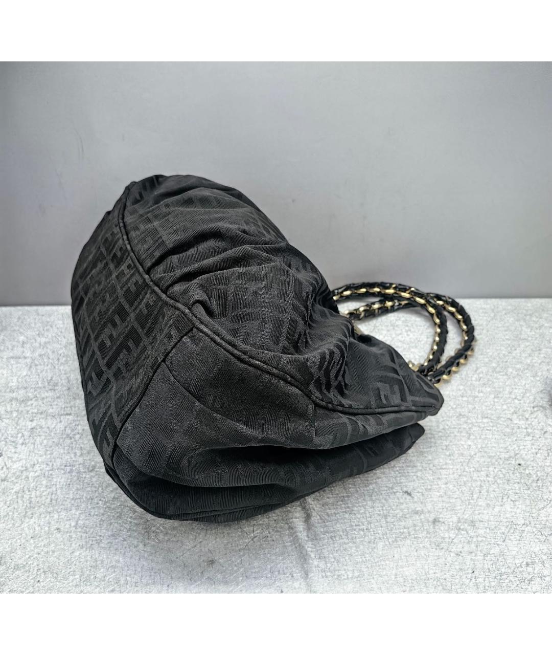 FENDI Черная сумка тоут, фото 7