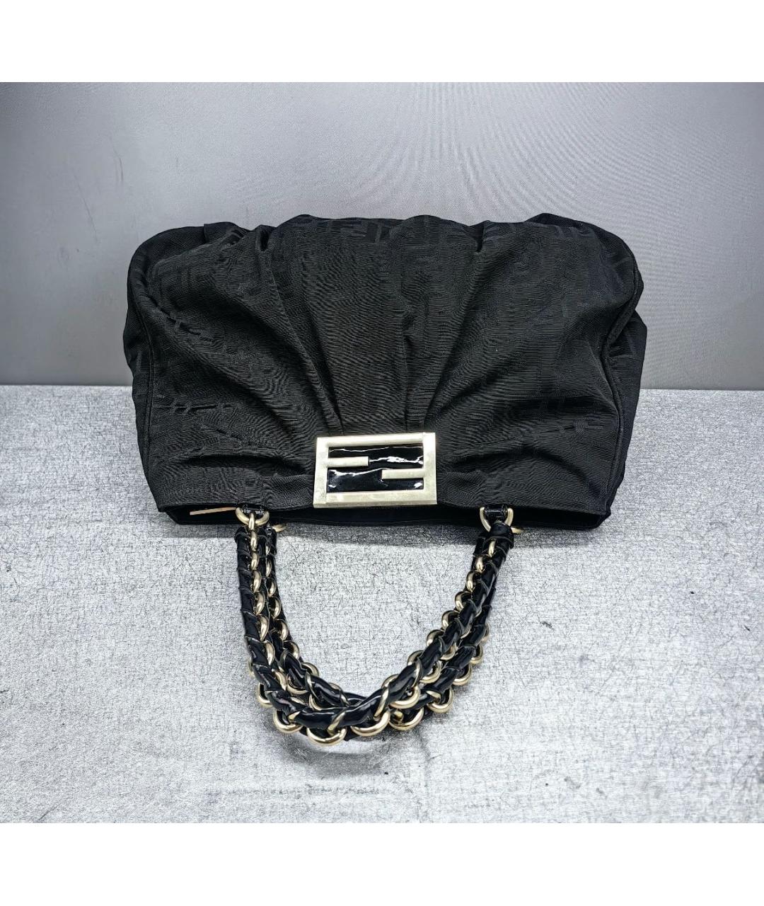 FENDI Черная сумка тоут, фото 8