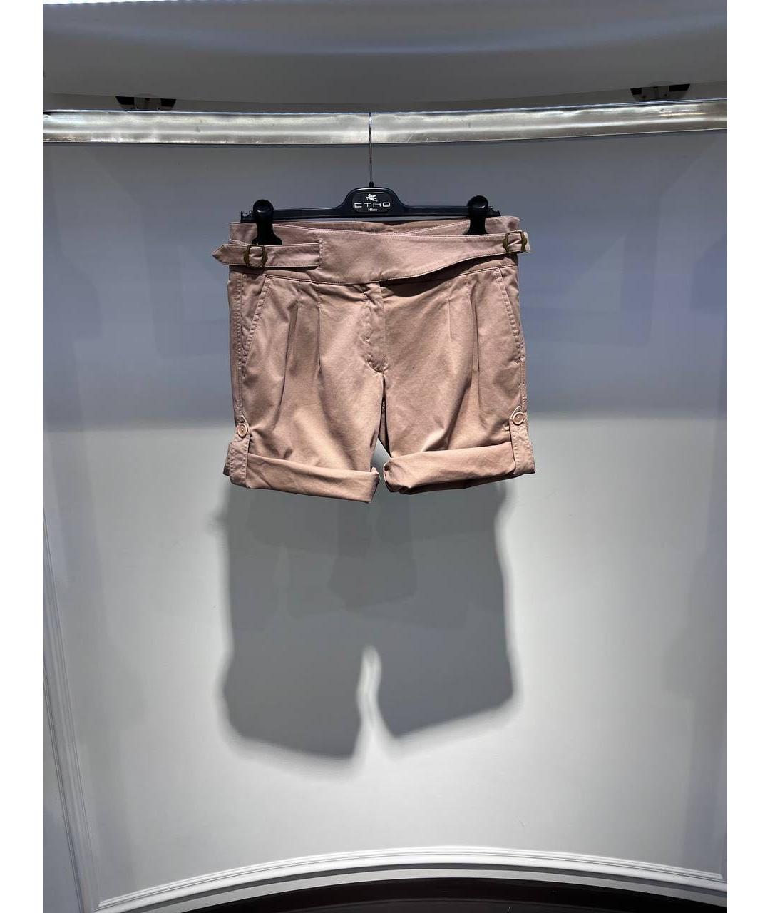 ETRO Коричневые хлопковые шорты, фото 3