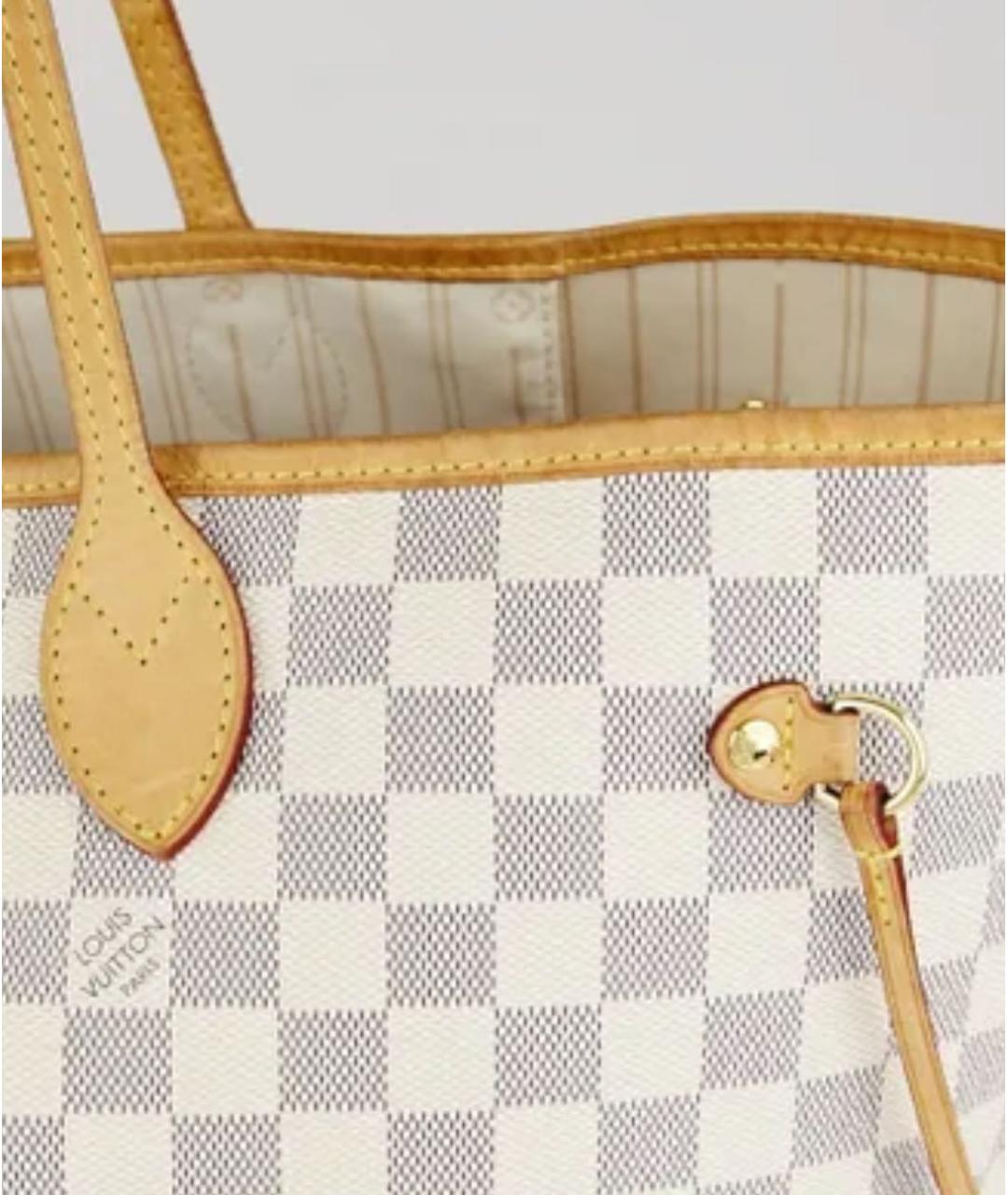 LOUIS VUITTON Белая сумка тоут, фото 5