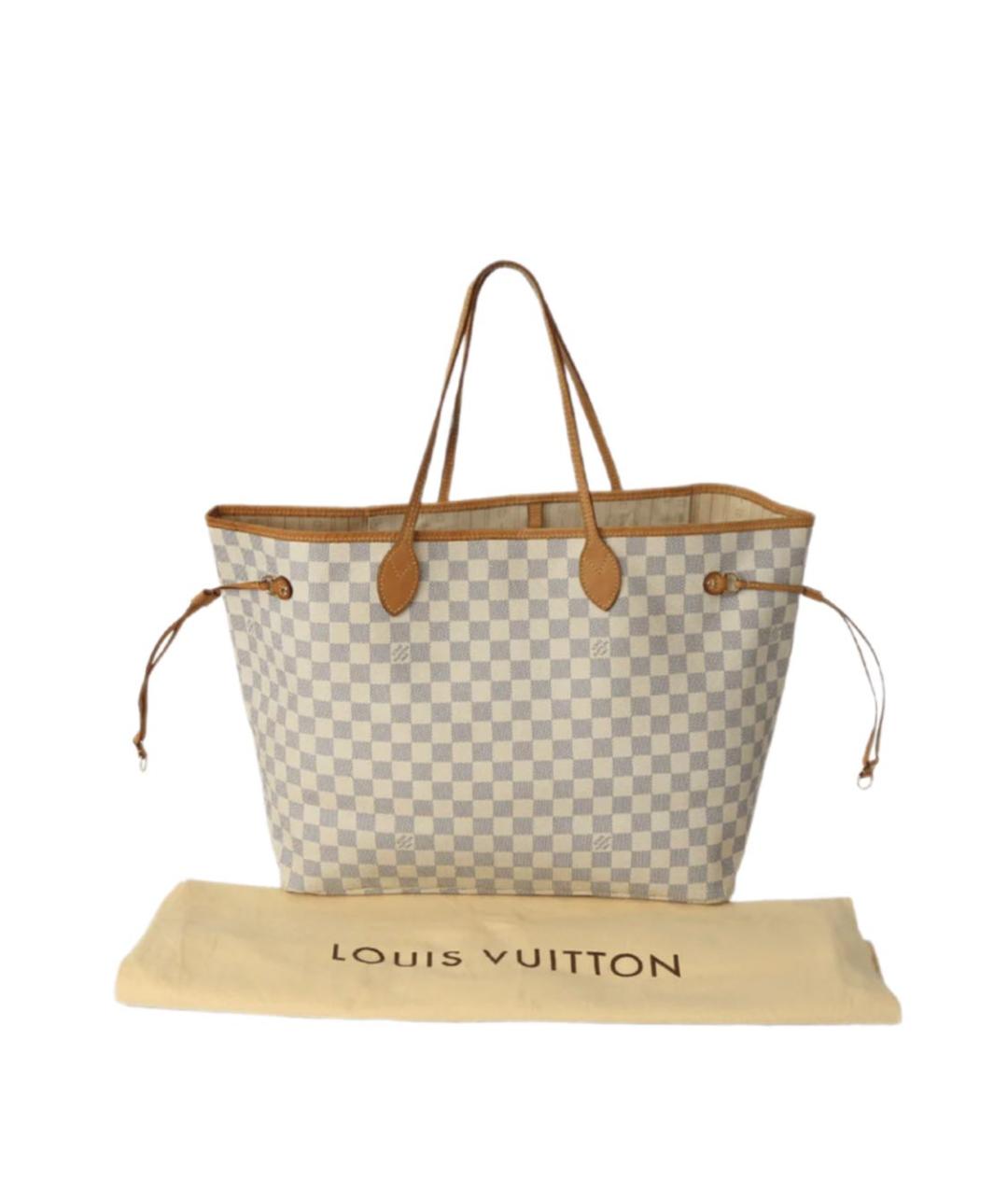 LOUIS VUITTON Белая сумка тоут, фото 8