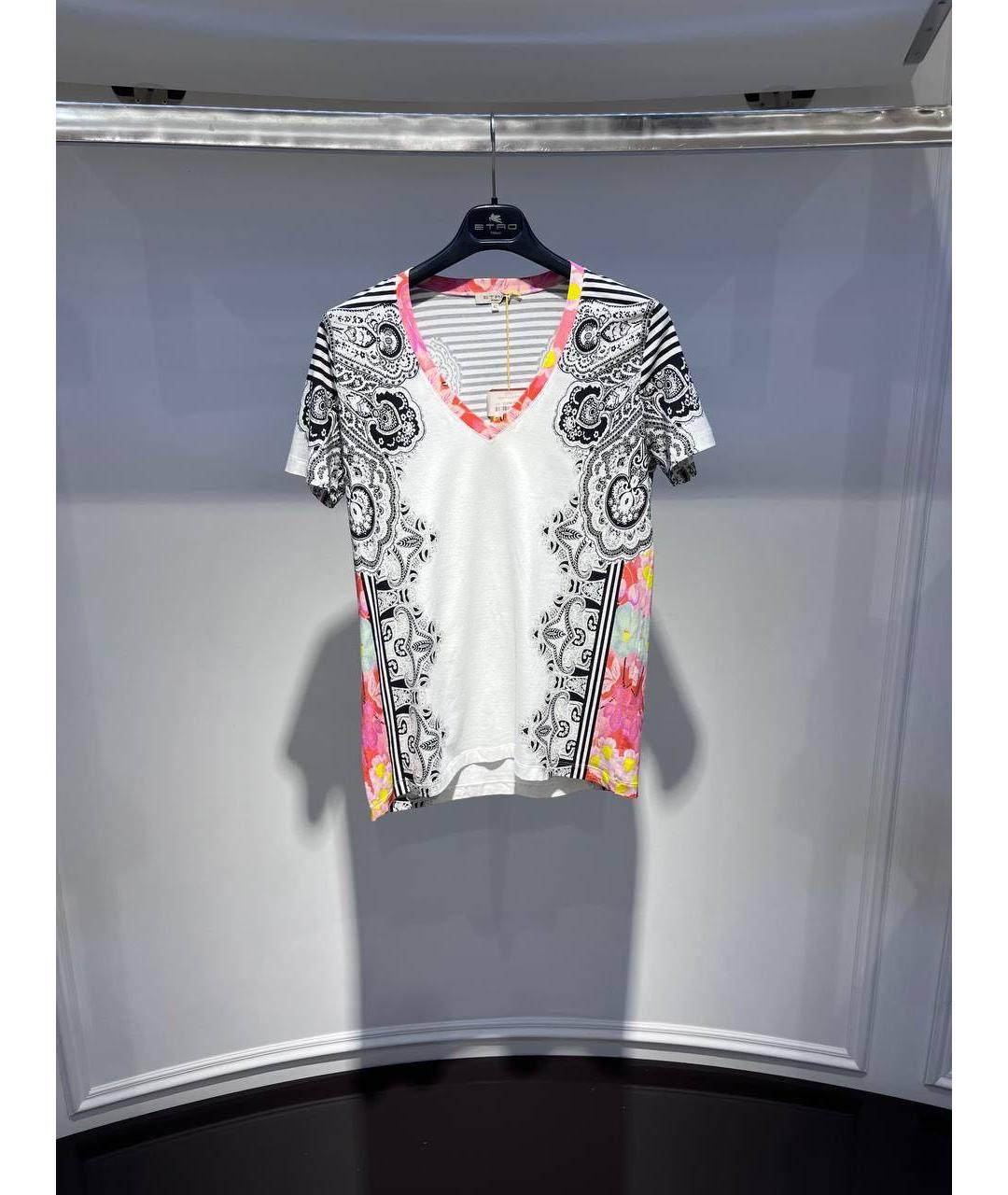 ETRO Мульти хлопковая футболка, фото 3