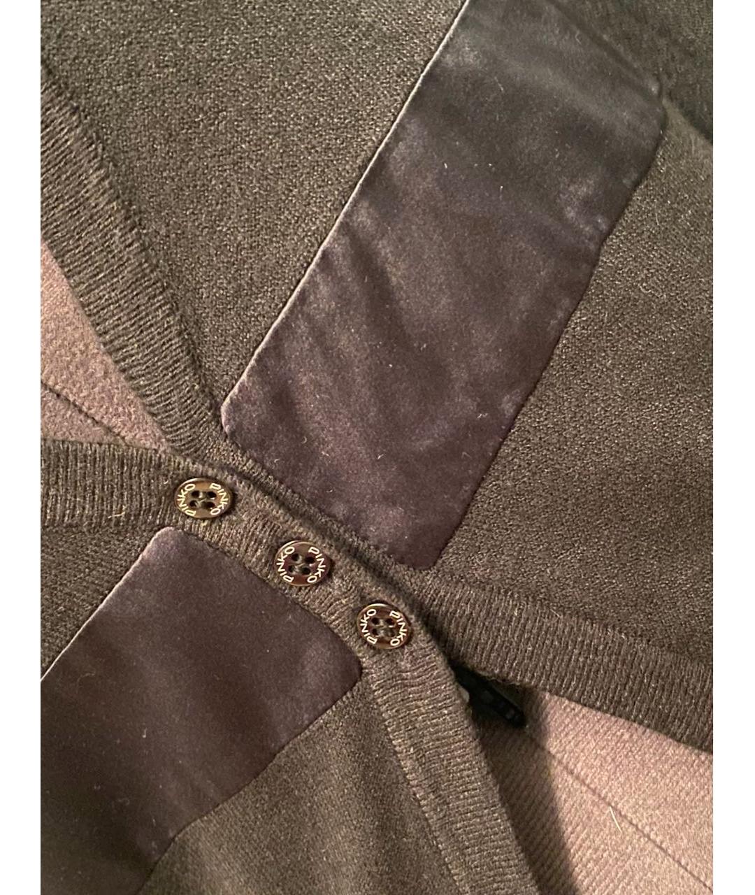 PINKO Черный кардиган, фото 2