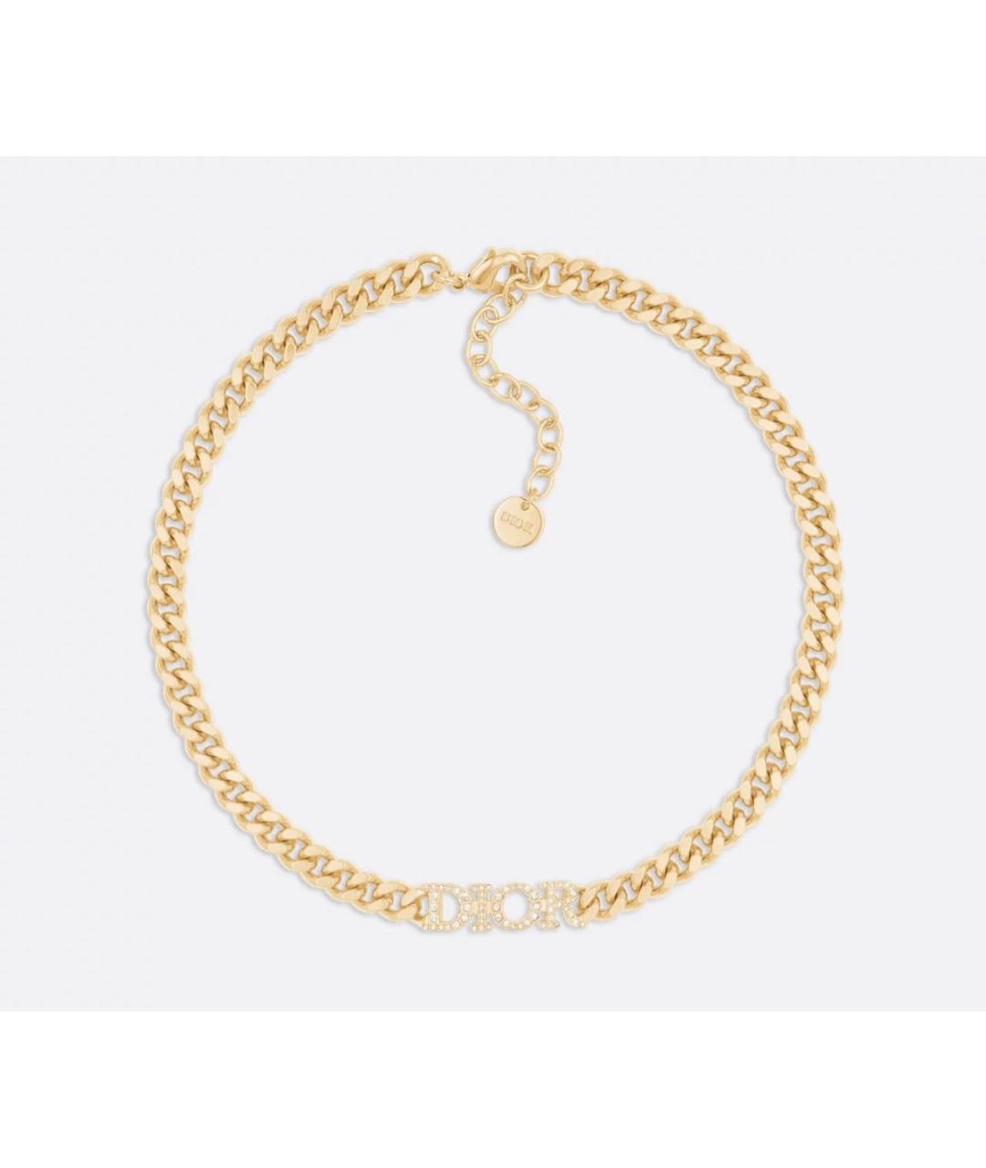 CHRISTIAN DIOR Золотой чокер, фото 2