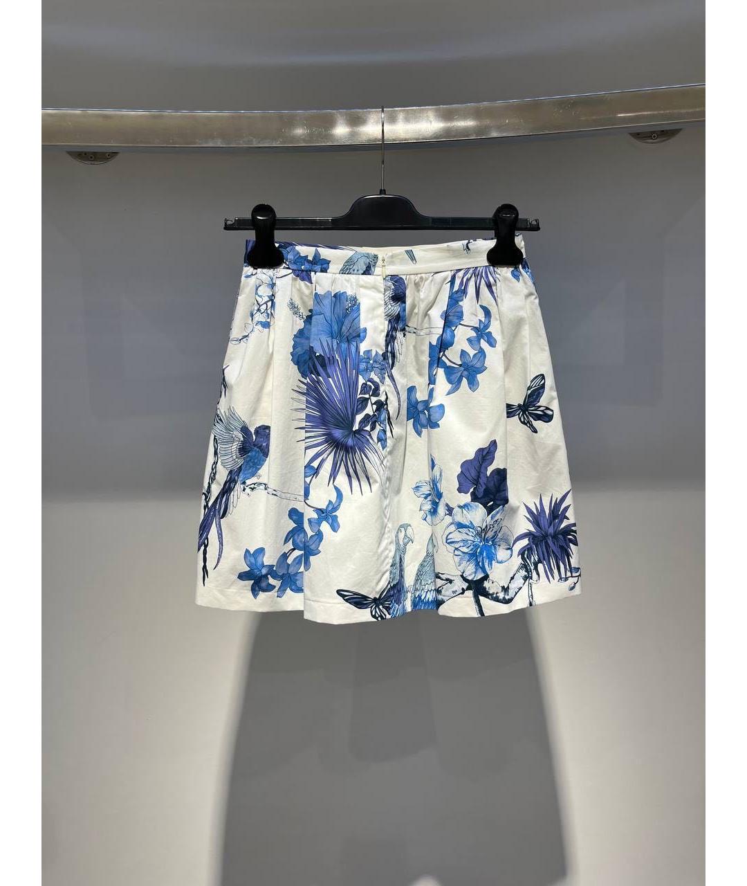 ETRO Белая хлопковая юбка мини, фото 2