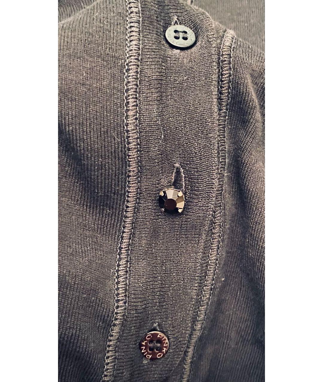 PINKO Черный кардиган, фото 6